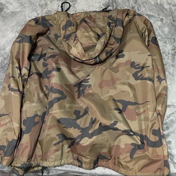 Zoo York Hooded Camo Windbreaker Coach Jacket - Picture 2 of 4